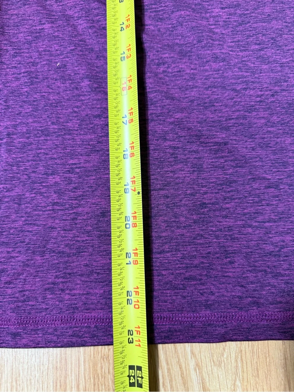 Women's Purple Quarter-Zip Performance Top - Size M